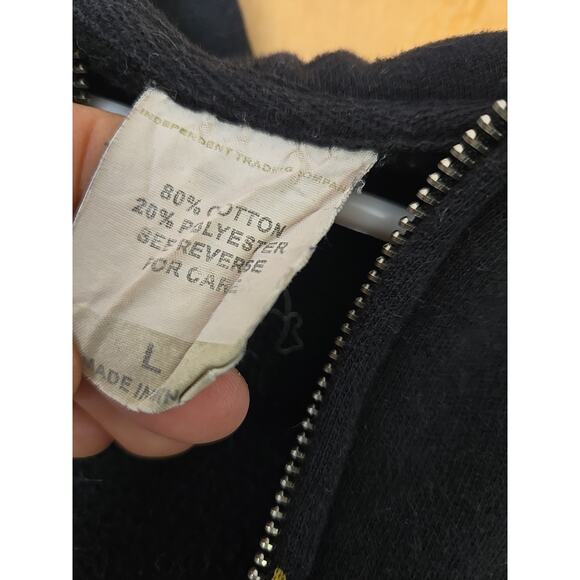 Blink 182 San Diego Crappy Punk Rock Sweatshirt Jacket Size L Y2K Independent - Picture 3 of 7